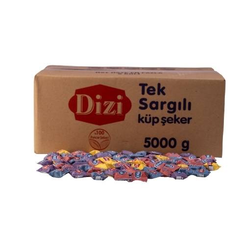  DİZİ KÜP ŞEKER TEKLİ SARGILI 5.000 GR