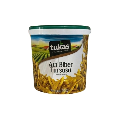  TUKAŞ BİBER TURŞU YAKAN 10/1 Kova (5 Kg Süzme)