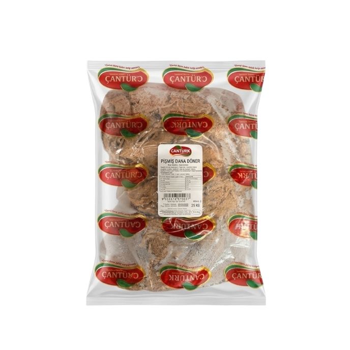  CANTÜRK DANA KIYMA DÖNER PİŞMİŞ 5 KG (2,5 KG * 2 PKT)